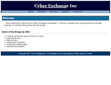 Tablet Screenshot of cyberexchangeinc.com